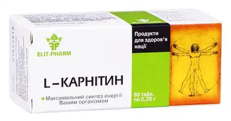 L-карнітин таблетки 80 шт
