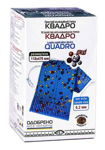 Аплікатор Ляпко Квадро 118х470 мм зелений 1 шт