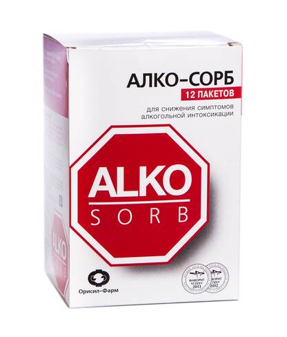 Алко-Сорб порошок 7,5 мг 12 пакетів-саше