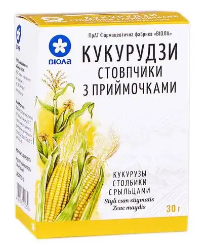 Кукурудзи стовпчики з приймочками Віола 30 г 1 пачка