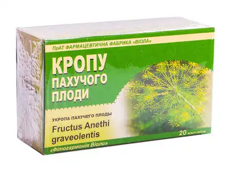 Кропу пахучого плоди Віола 3 г 20 фільтр-пакетів