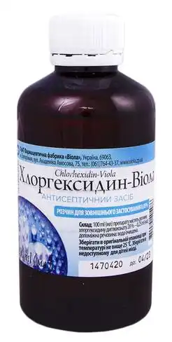 Хлоргексидин Віола розчин зовнішній 0,05 % 200 мл 1 флакон