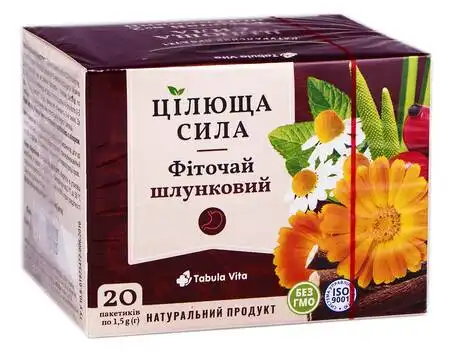 Tabula Vita Цілюща сила Фіточай №2 шлунковий 20 пакетиків