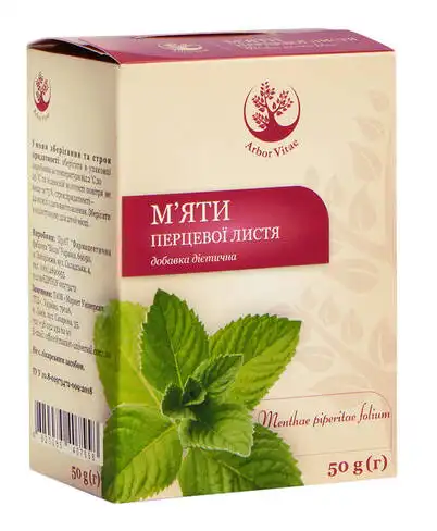 Arbor Vitae М'яти перцевої листя 50 г 1 пачка