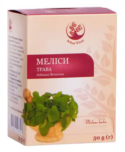 Arbor Vitae Меліси трава 50 г 1 пачка