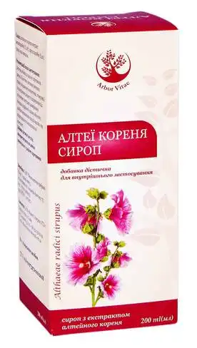 Arbor Vitae Алтеї кореня сироп 200 мл 1 флакон
