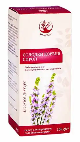Arbor Vitae Солодки кореня сироп 100 мл 1 флакон