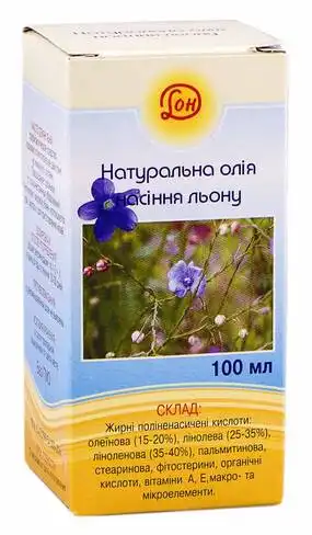 Олія насіння льону 100 мл 1 флакон