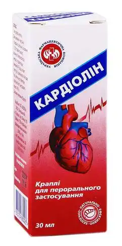 Кардіолін краплі оральні 30 мл 1 флакон