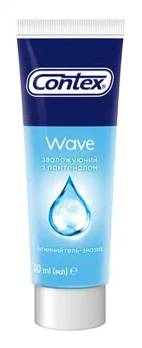 Contex Wave Інтимний гель-змазка зволожуюча з пантенолом гель 30 мл 1 туба