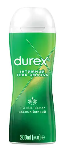 Durex Play Massage 2 in1 Інтимна гель-змазка Алое вера 200 мл 1 флакон