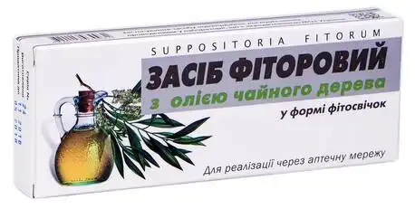 Фіторові фітосвічки з олією чайного дерева 10 шт