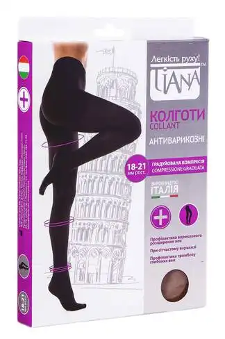 Tiana 815 Колготи антиварикозні компресія 18-21 мм рт.ст. 140 Den розмір 5 бежевий 1 шт