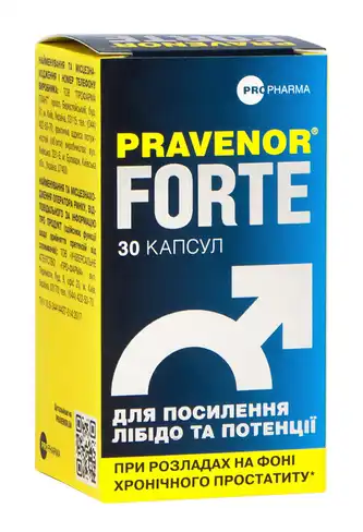 Правенор Форте капсули 30 шт
