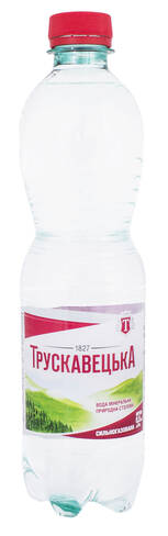 Трускавецька Вода мінерально-столова сильногазована 0,5 л 1 пляшка