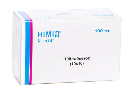 Німід таблетки 100 мг 100 шт
