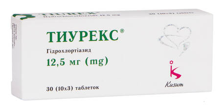 Тиурекс таблетки 12,5 мг 30 шт