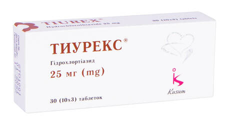 Тиурекс таблетки 25 мг 30 шт