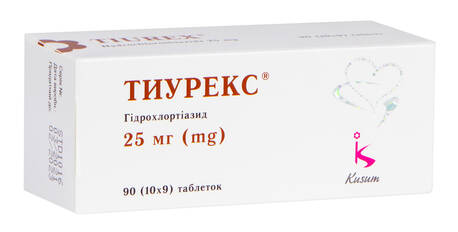 Тиурекс таблетки 25 мг 90 шт