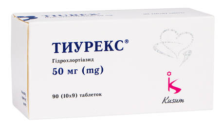 Тиурекс таблетки 50 мг 90 шт
