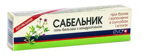 Сабельник з хондроїтином гель-бальзам 50 мл 1 туба