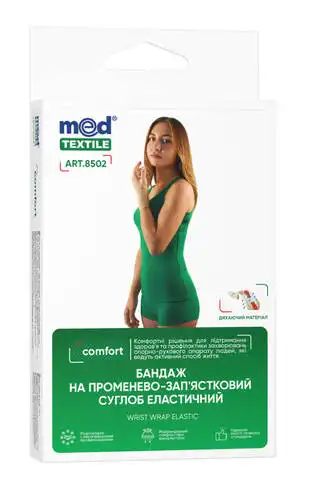 MedTextile 8502 Бандаж на променево-зап`ястний суглоб еластичний розмір L/XL 1 шт