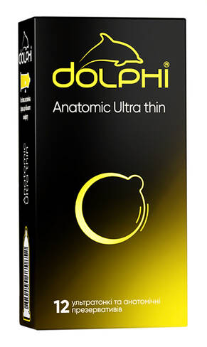 Dolphi Презервативи Anatomic Ultra Thin 12 шт