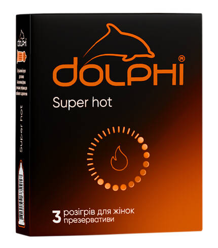 Dolphi Презервативи Super Hot 3 шт
