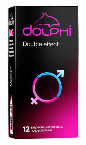 Dolphi Презервативи Double effect 12 шт