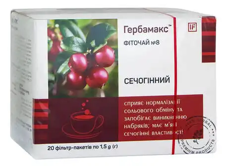 IF Гербамакс Фіточай №8 Сечогінний 1,5 г 20 фільтр-пакетів