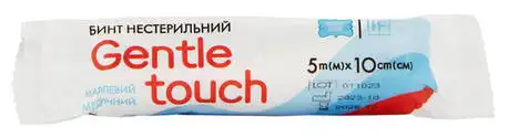 IF Gentle touch Бинт марлевий медичний нестерильний 5 м х 10 см 1 шт