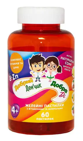 IF Добра Ді/Добрий Денчик Пастилки желейні з вітамінами та мнералами 60 шт