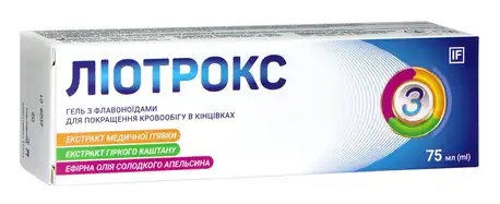 IF Ліотрокс з флавоноїдами гель 75 мл 1 туба