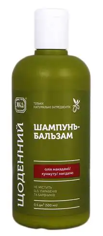 Яка Шампунь-бальзам Щоденний 500 мл 1 флакон