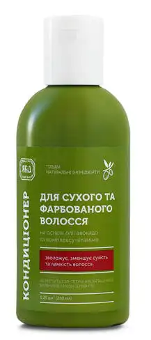 Яка Кондиціонер для сухого та фарбованого волосся 250 мл 1 флакон