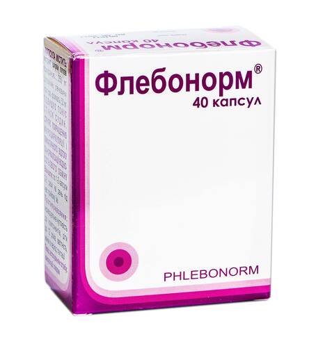 Флебонорм капсули 40 шт