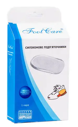 Foot Care SH-410D Силіконові підп'яточники розмір L 1 пара