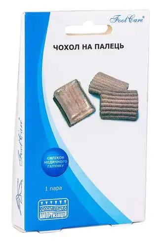 Foot Care SA-9017A Чохол на палець розмір L (25-30 мм) 1 пара