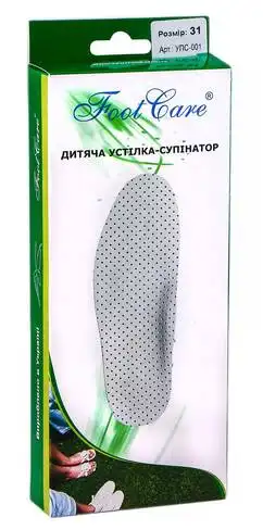 Foot Care УПС-001 Устілка-супінатор дитяча розмір 31 1 пара