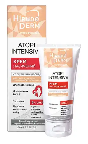 Hirudo Derm Atopic Program Аtopi Intensive Крем насичений для сухої та схильної до атопії шкіри 100 мл 1 туба