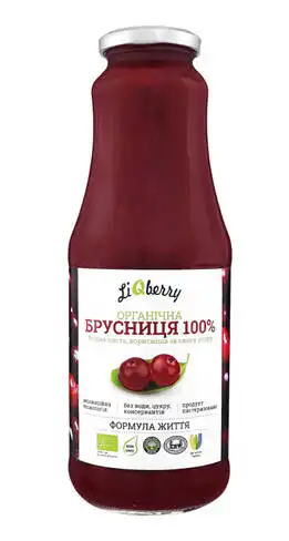 LiQberry Паста ягідна з брусниці 1 л 1 пляшка