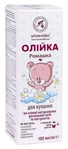 Ароматика Олійка дитяча для купання Ромашка 100 мл 1 флакон