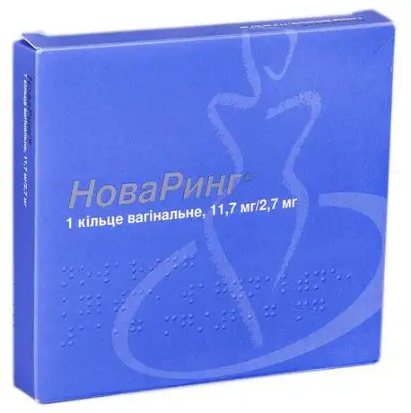 НоваРинг кільце вагінальне 11,7 мг/2,7 мг  1 шт