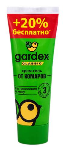 Gardex  Classic Крем-гель від комарів 60 мл 1 туба