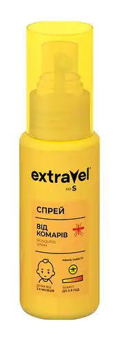 Extravel Kids Спрей від комарів дитячий з 3-х місяців спрей 70 мл 1 флакон