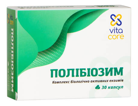 VitaCore Полібіозим капсули 515 мг 30 шт