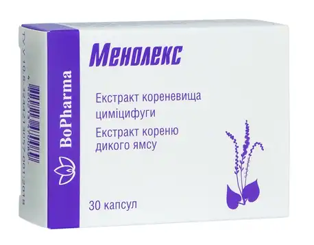 Менолекс капсули 30 шт