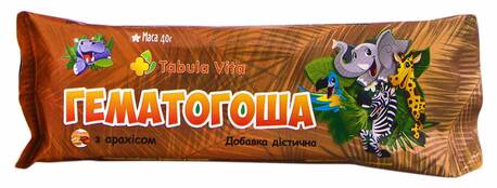 Tabula Vita Гематогоша з арахісом плитка 40 г