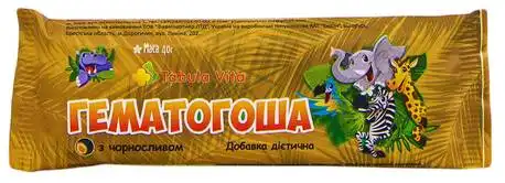 Tabula Vita Гематогоша з чорносливом плитка 40 г