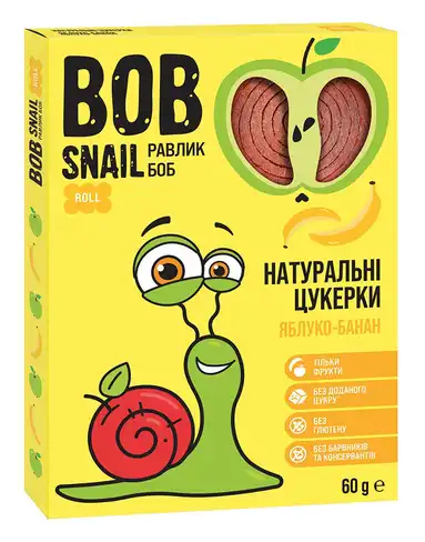 Цукерки натуральні яблуко-банан